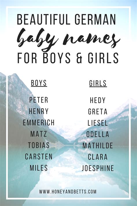 german boys names